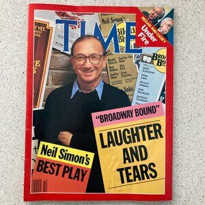 Neil Simon Broadway Bound TIME MAGAZINE DECEMBER 15 1986 No label Very good Cond